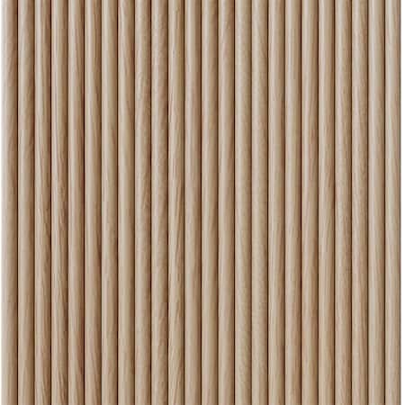 Designs Of Distinction 1" Double Bead Tambour - Red Oak (12"W x 96"L) 011296105AK1